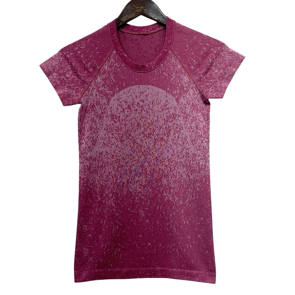 lululemon athletica Short Sleeve Tee in Berry Pink Ombre